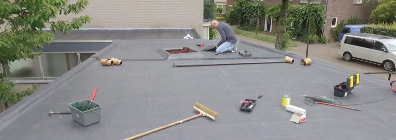 EPDM dak maken